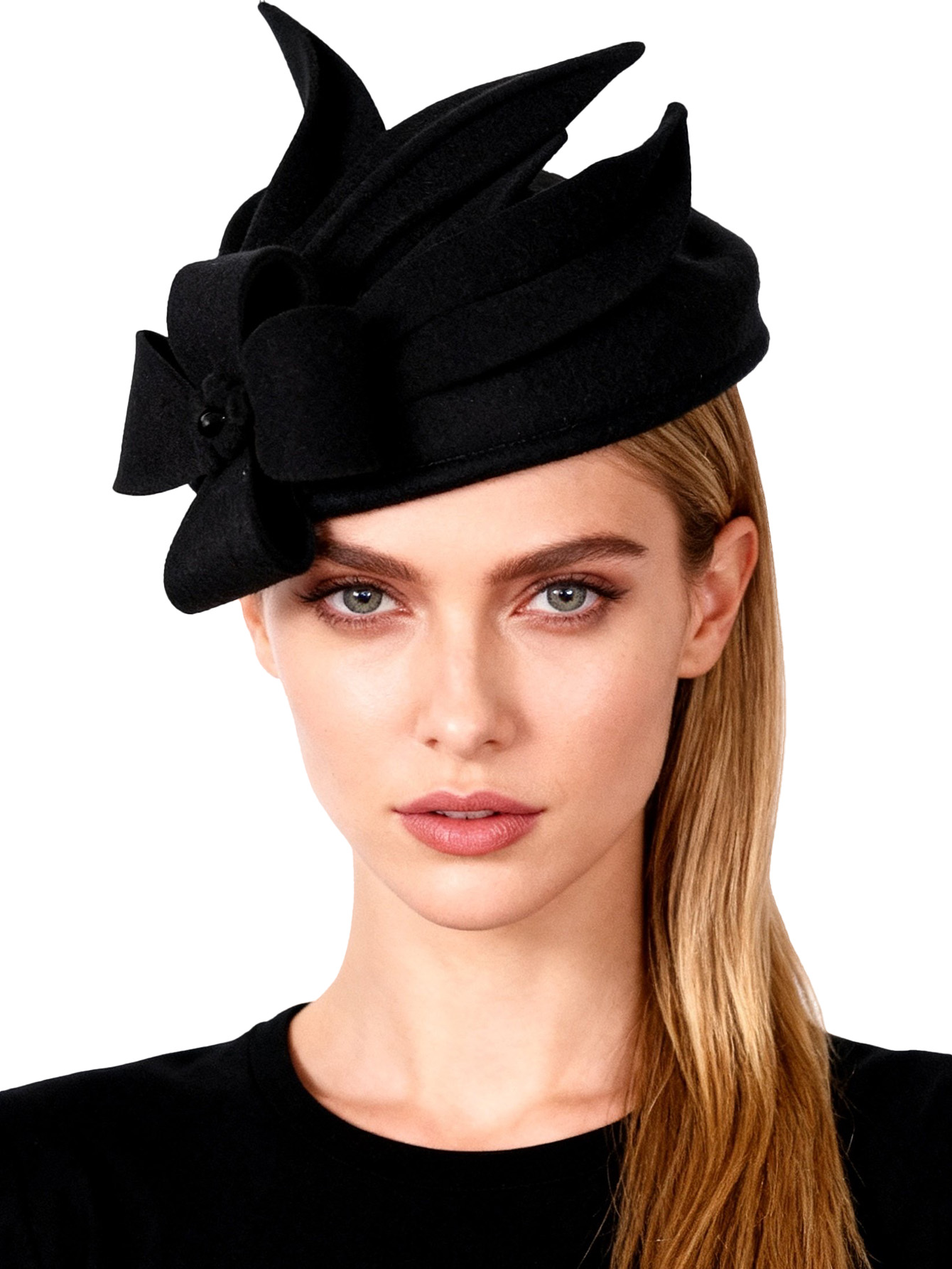 Fedora Hat Wool - FS ورأى الصوف قطع زينة القبعات
