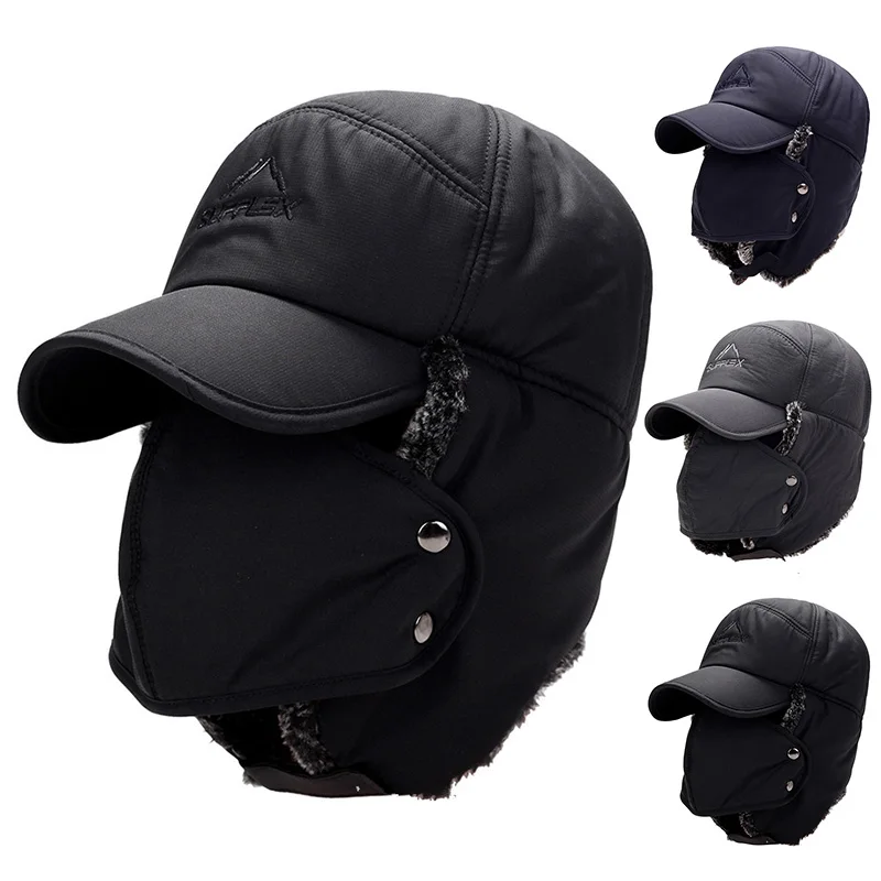 Winter Trapper Hat - قبعة شتوية دافئة مقاومة للرياح للرجال