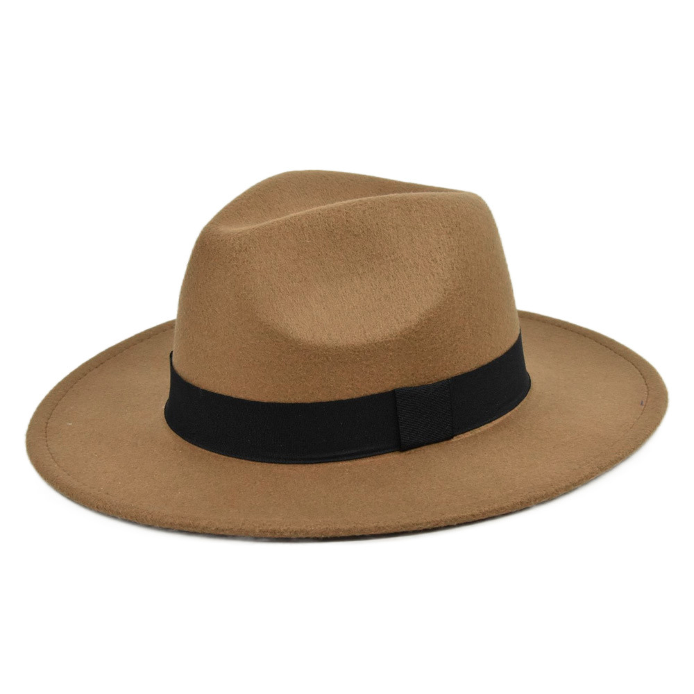 Fedora Hat Wool - قبعة فيدورا رجالية جديدة بتصميم عتيق