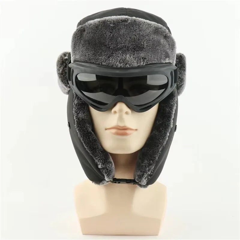 Trapper Hat Ear Flap - قبعات Ushanka العسكرية للجيش للتزلج على