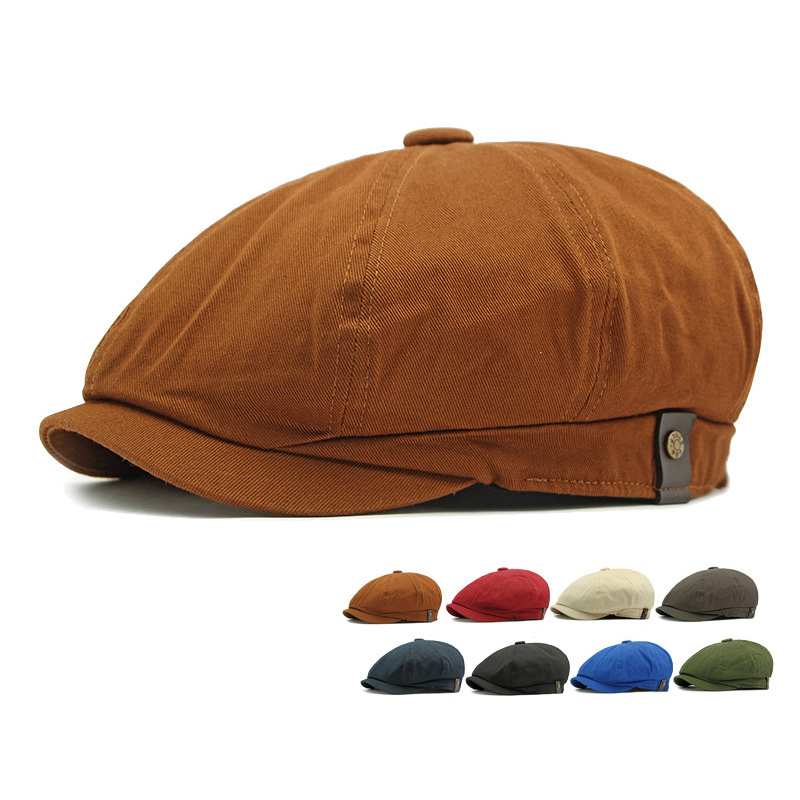 Newsboy Cap Ivy - قبعة بيريه قطنية عتيقة من ميستدون،