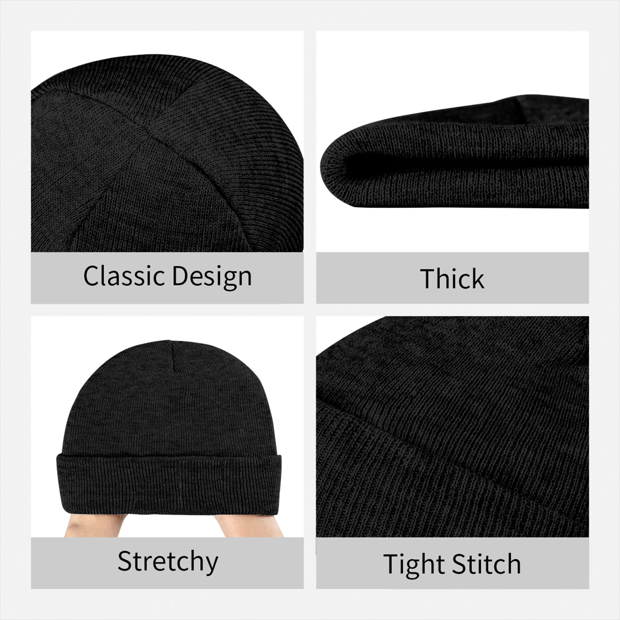 قبعة شتوية دافئة للرجال والنسا - مراجعة Beanie Cuffed Knit وسعره