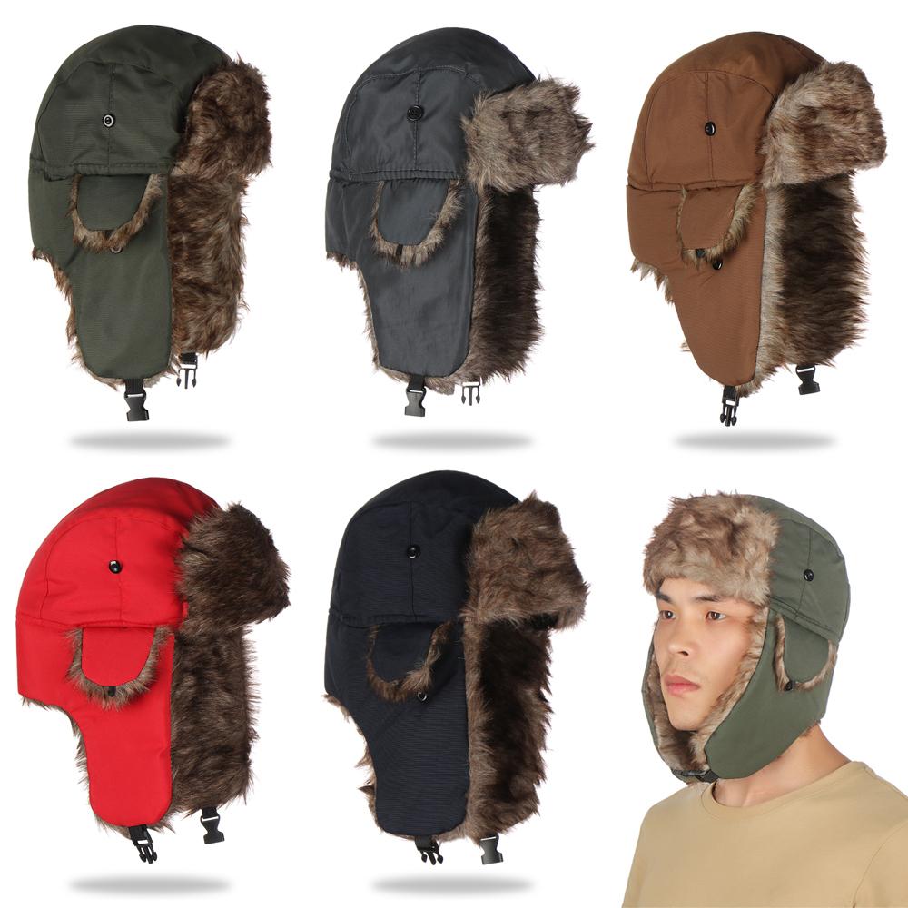 الشتاء الدافئ الفراء إيرفلاب ق - مراجعة Winter Trapper Hat وسعره
